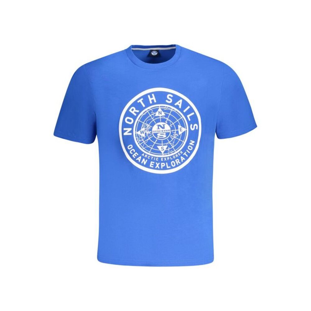 North Sails Blue Cotton Men's Men's T-Shirt
